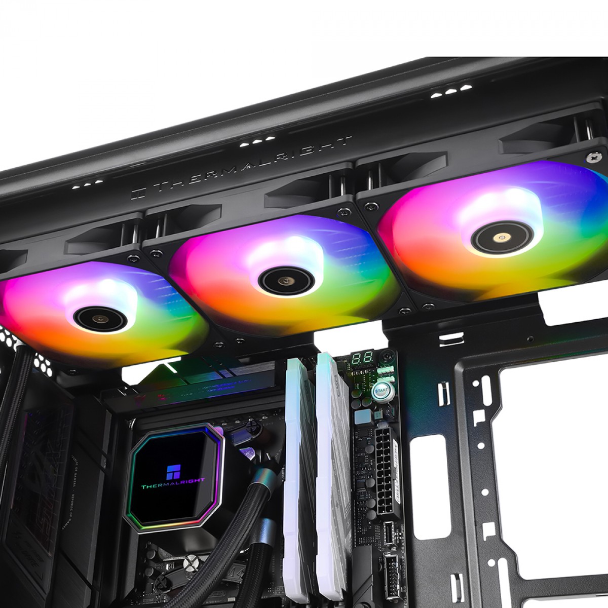Water Cooler Thermalright Frozen Prism 360 Black, 360mm, ARGB, Intel/AMD, Preto