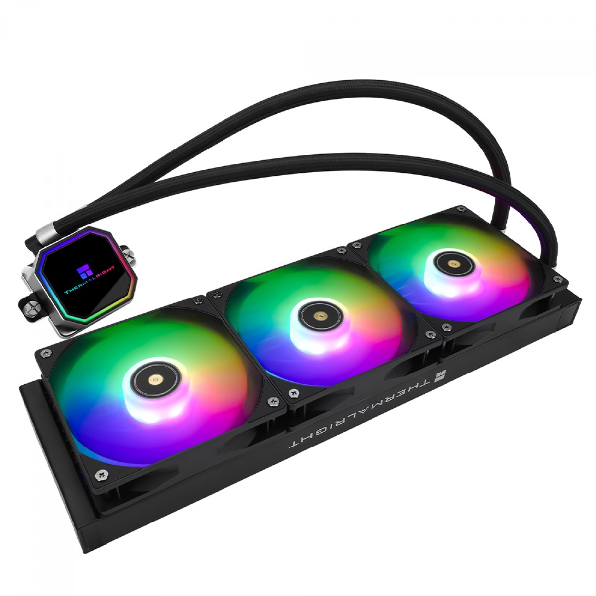 Water Cooler Thermalright Frozen Prism 360 Black, 360mm, ARGB, Intel/AMD, Preto