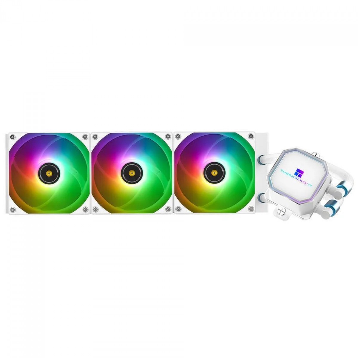 Water Cooler Thermalright Frozen Prism 360 White, 360mm, ARGB, Intel/AMD, Branco