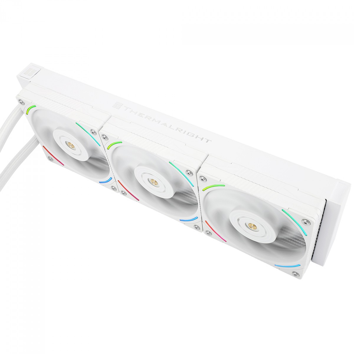 Water Cooler Thermalright Frozen Vision 360 V2 White, 360mm, ARGB, Display LCD, Intel/AMD, Branco