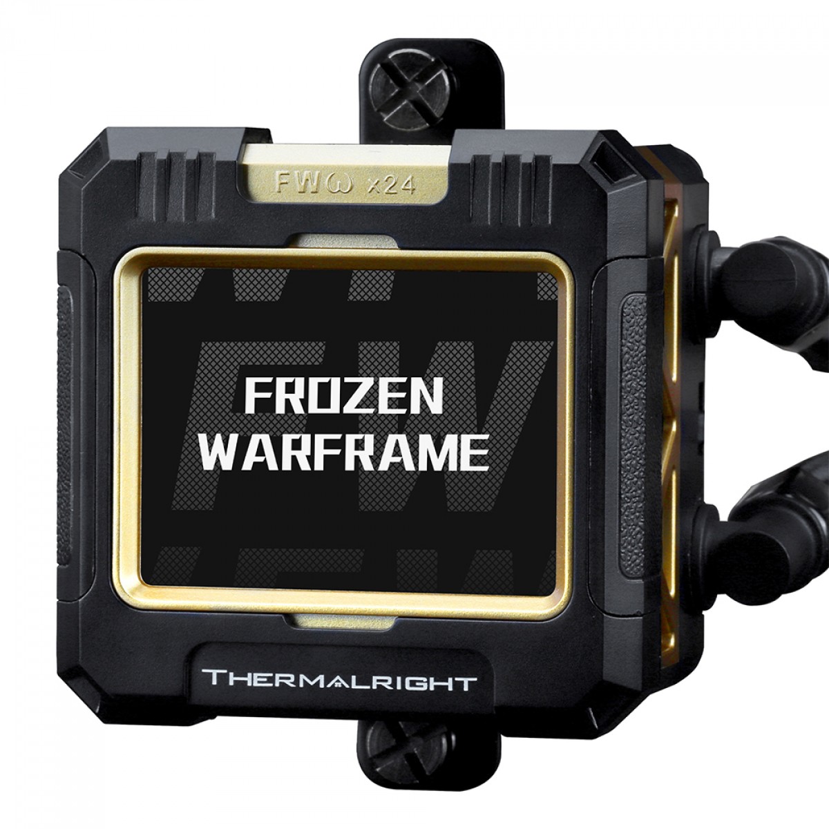Water Cooler Thermalright Frozen Warframe 420 Black, 420mm, ARGB, Display LCD, Intel/AMD, Preto