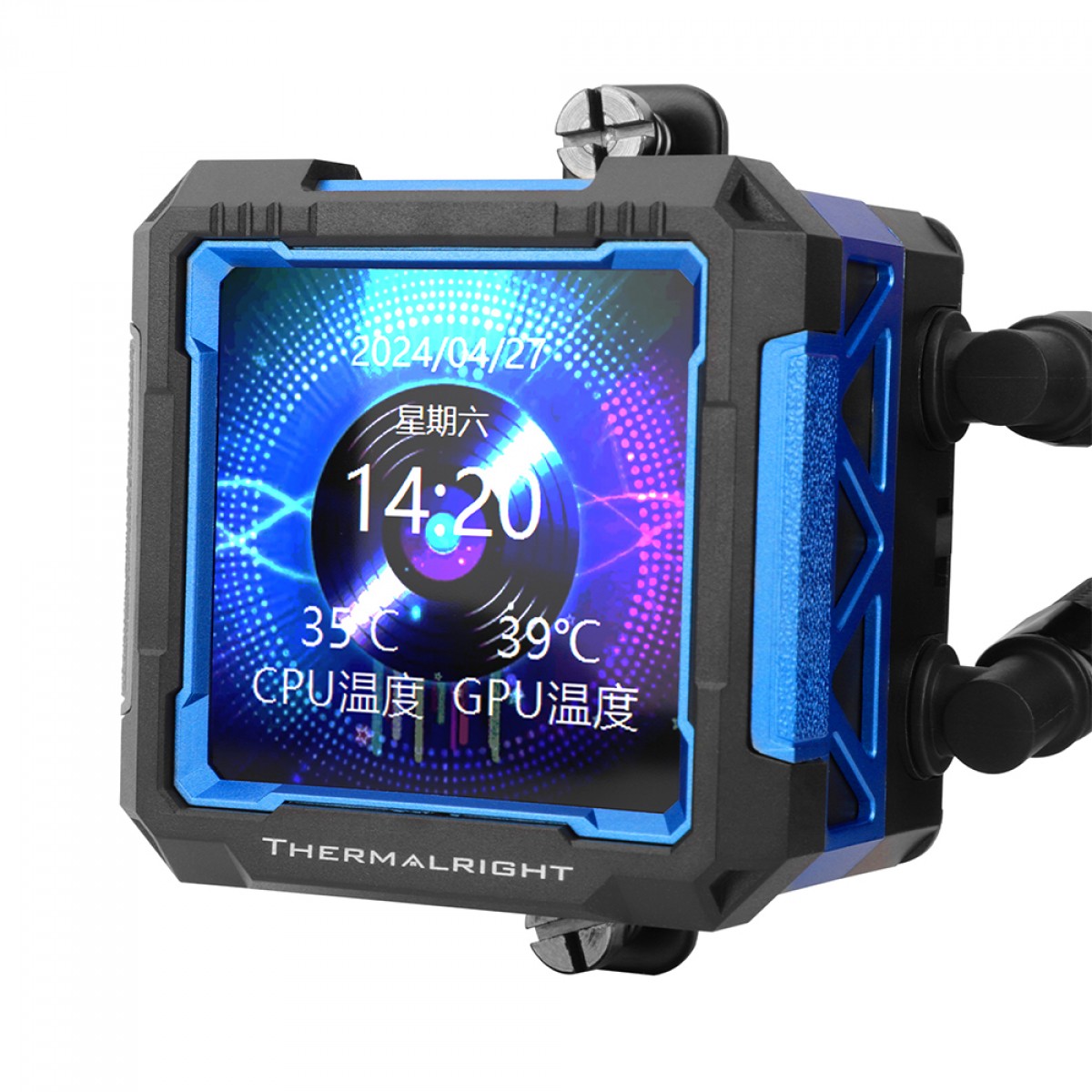 Water Cooler Thermalright Frozen Warframe Pro 360 Preto, 360mm, Display LCD, Intel/AMD, Preto