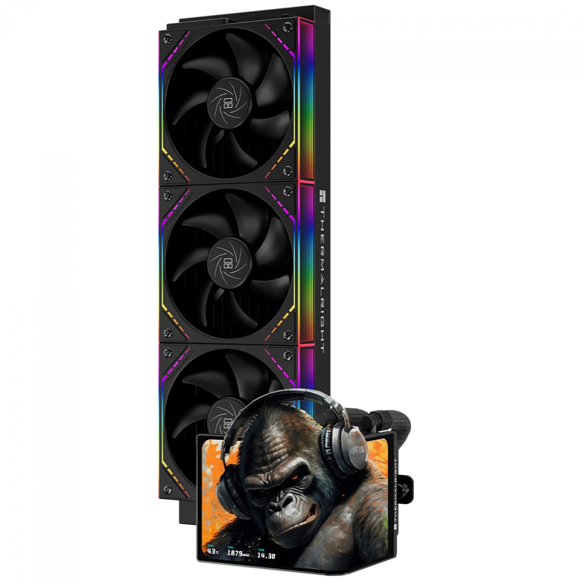 PC用ファン・クーラー thermalright LEVITA VISION 360 ARGB Water Cooler Thermalright Levita Vision 360 Black, 360mm, ARGB