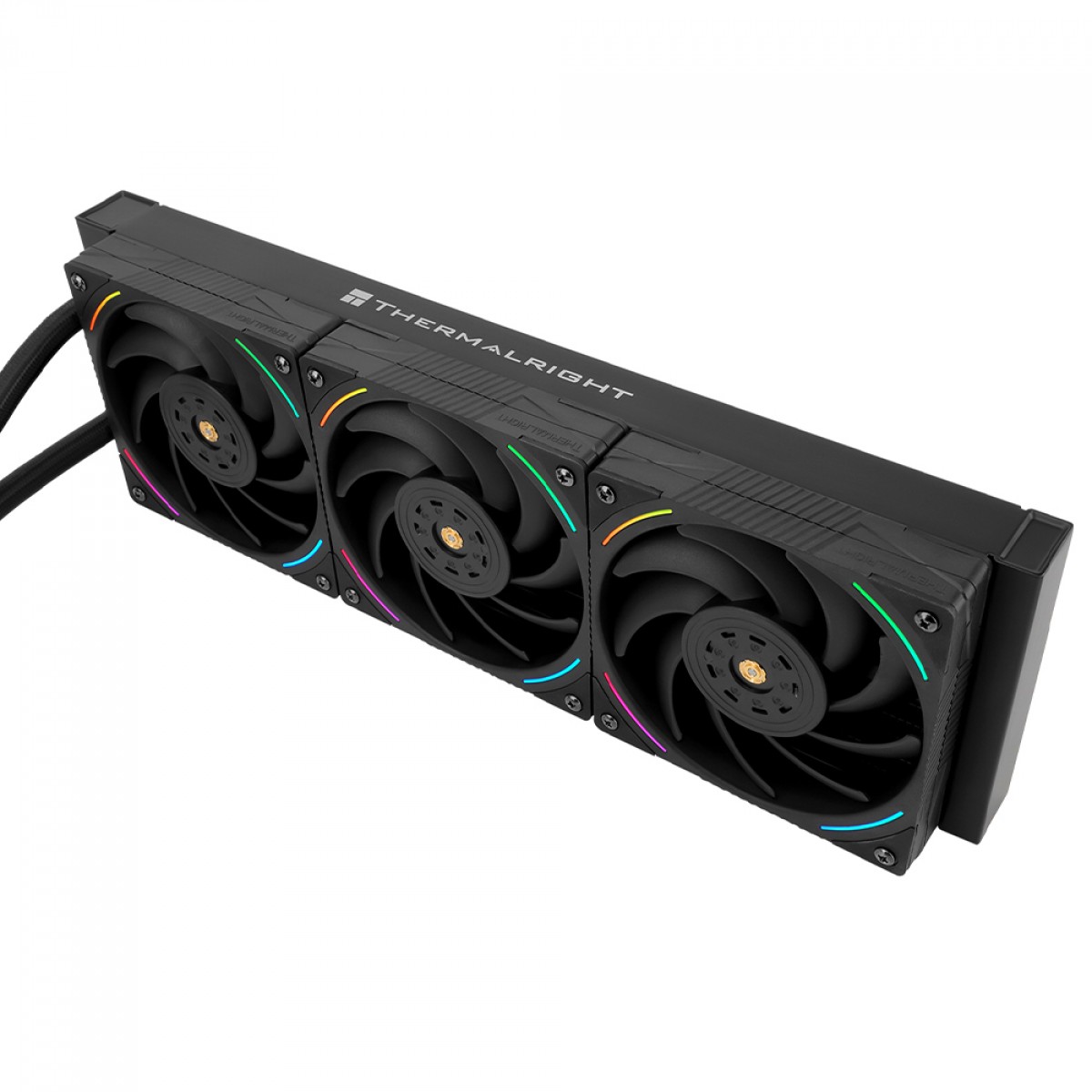 Water Cooler Thermalright Mjolnir Vision 360 Black ARGB, 360mm, ARGB, Display LCD, Intel/AMD, Preto