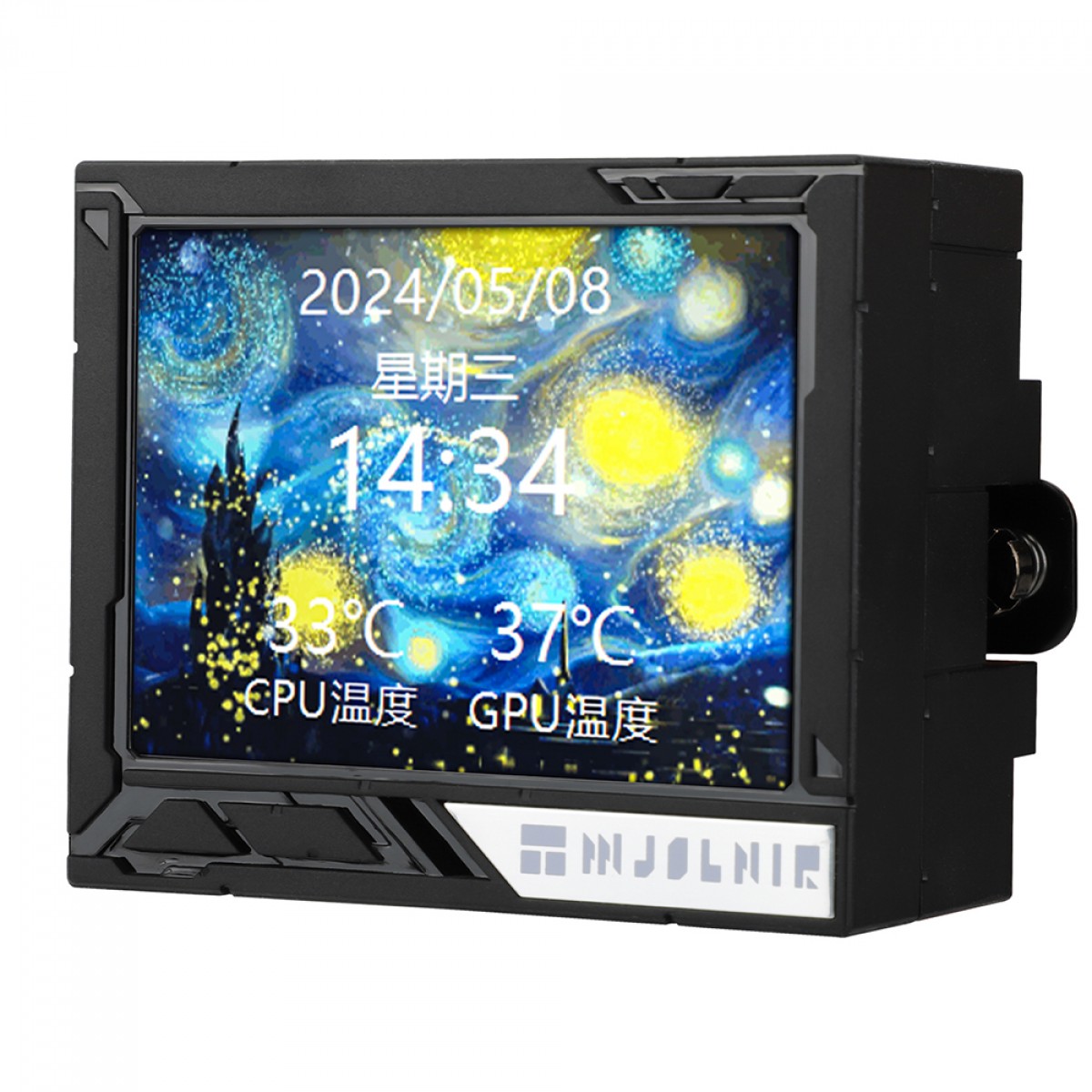 Water Cooler Thermalright Mjolnir Vision 360 Black ARGB, 360mm, ARGB, Display LCD, Intel/AMD, Preto