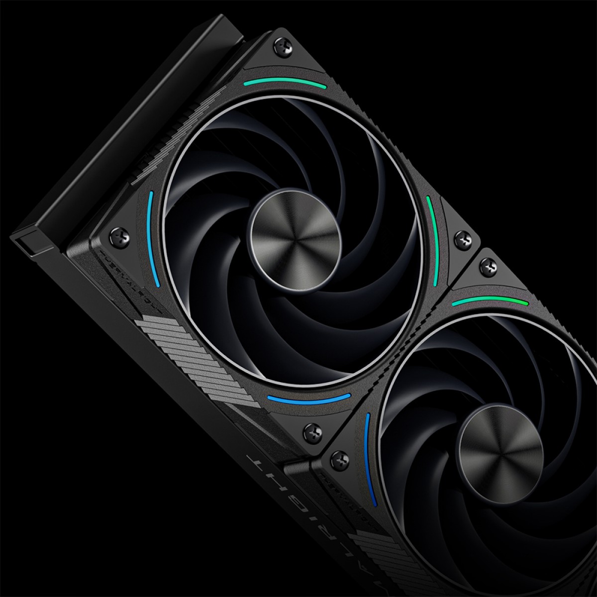Water Cooler Thermalright Rainbow Vision 360 Turbo Black, 360mm, ARGB, Display LCD, Intel/AMD, Preto