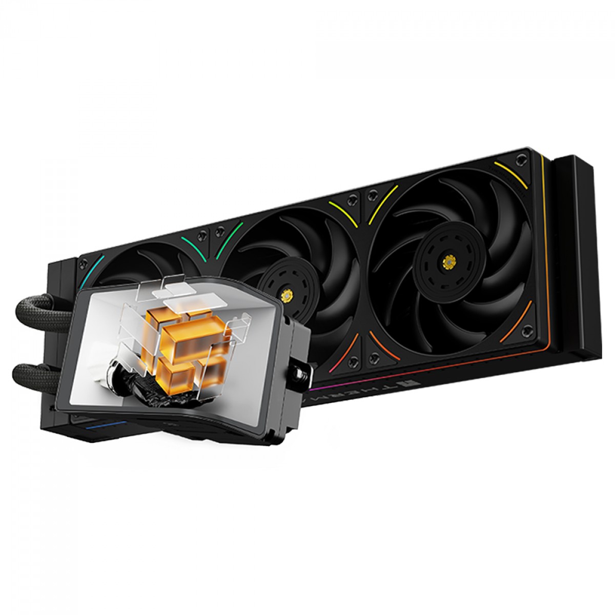 Water Cooler Thermalright Wonder Vision 360 UB Black, 360mm, ARGB, Display LCD, Intel/AMD, Preto