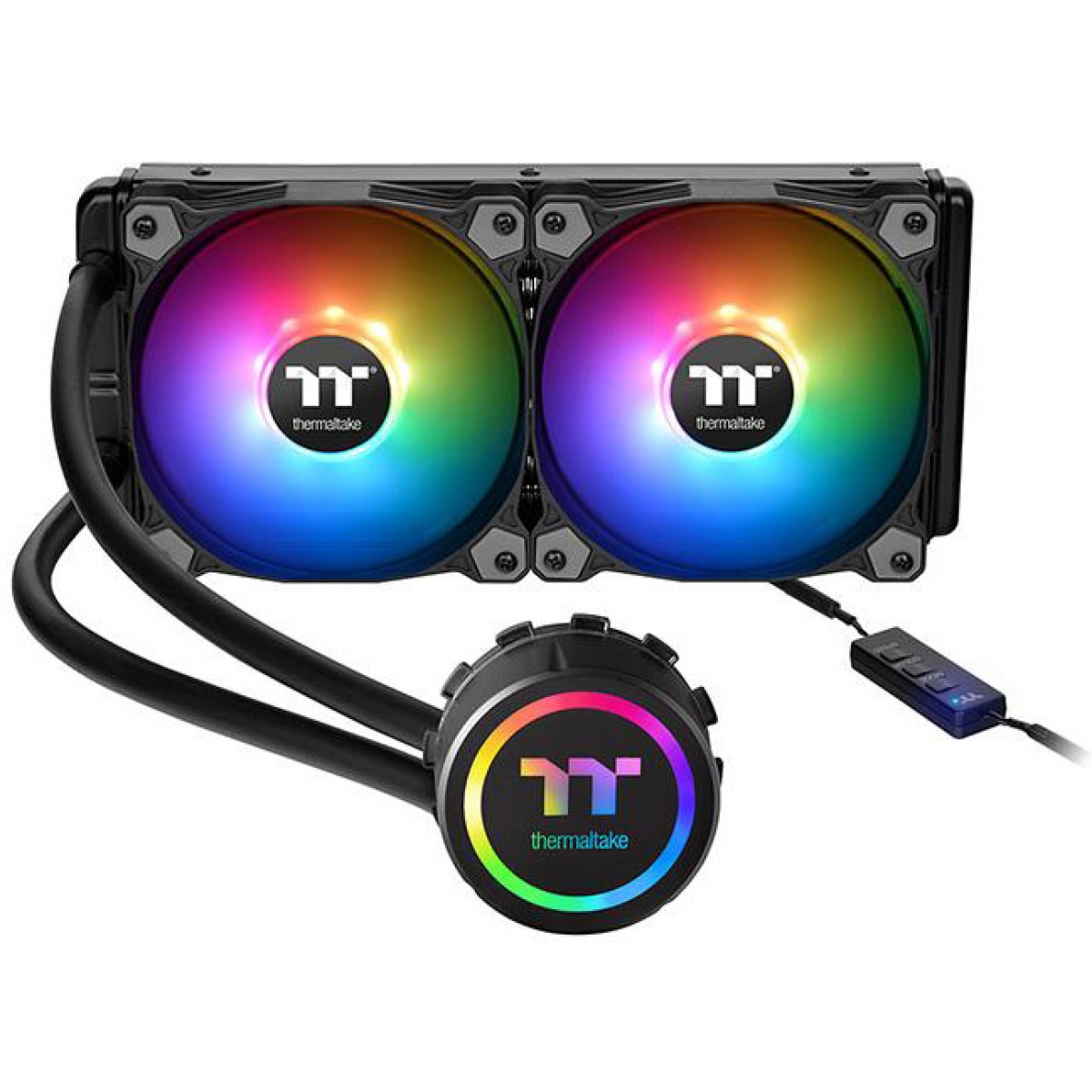 Water Cooler Thermaltake 3.0, ARGB Sync 240mm, Intel/AMD, CL-W233-PL12SW-A