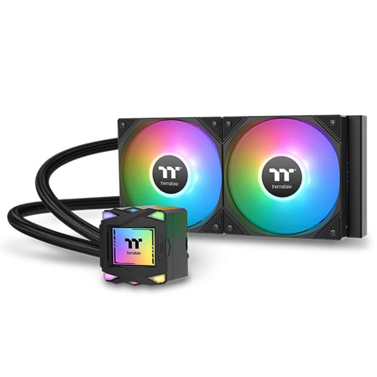 Water Cooler Thermaltake LA240 ARGB Sync AIO, 240mm, Intel-AMD, Preto, CL-W457-PL12SW-A