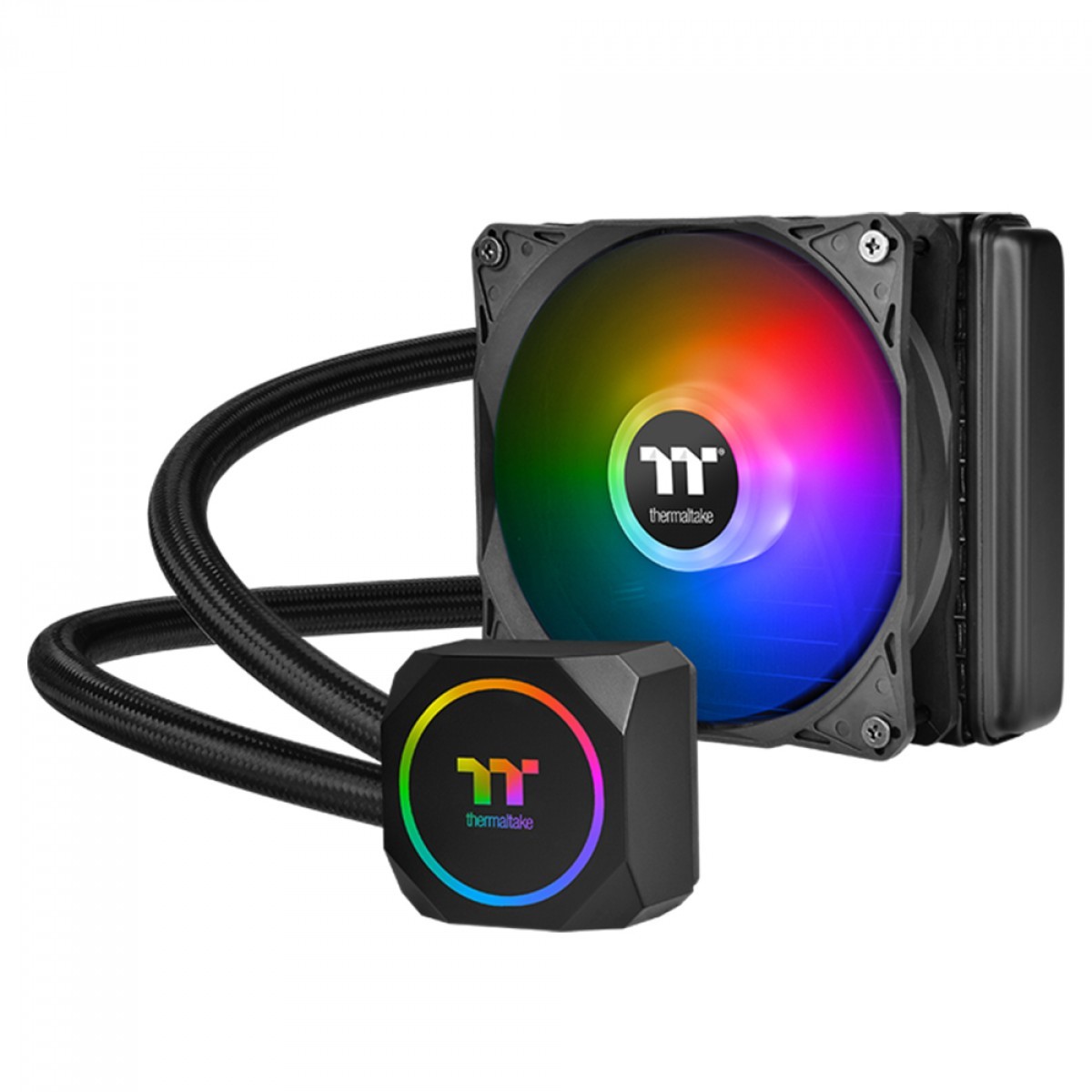 Water Cooler Thermaltake TH120, ARGB, 120mm, Intel-AMD, Black, CL-W285-PL12SW-B