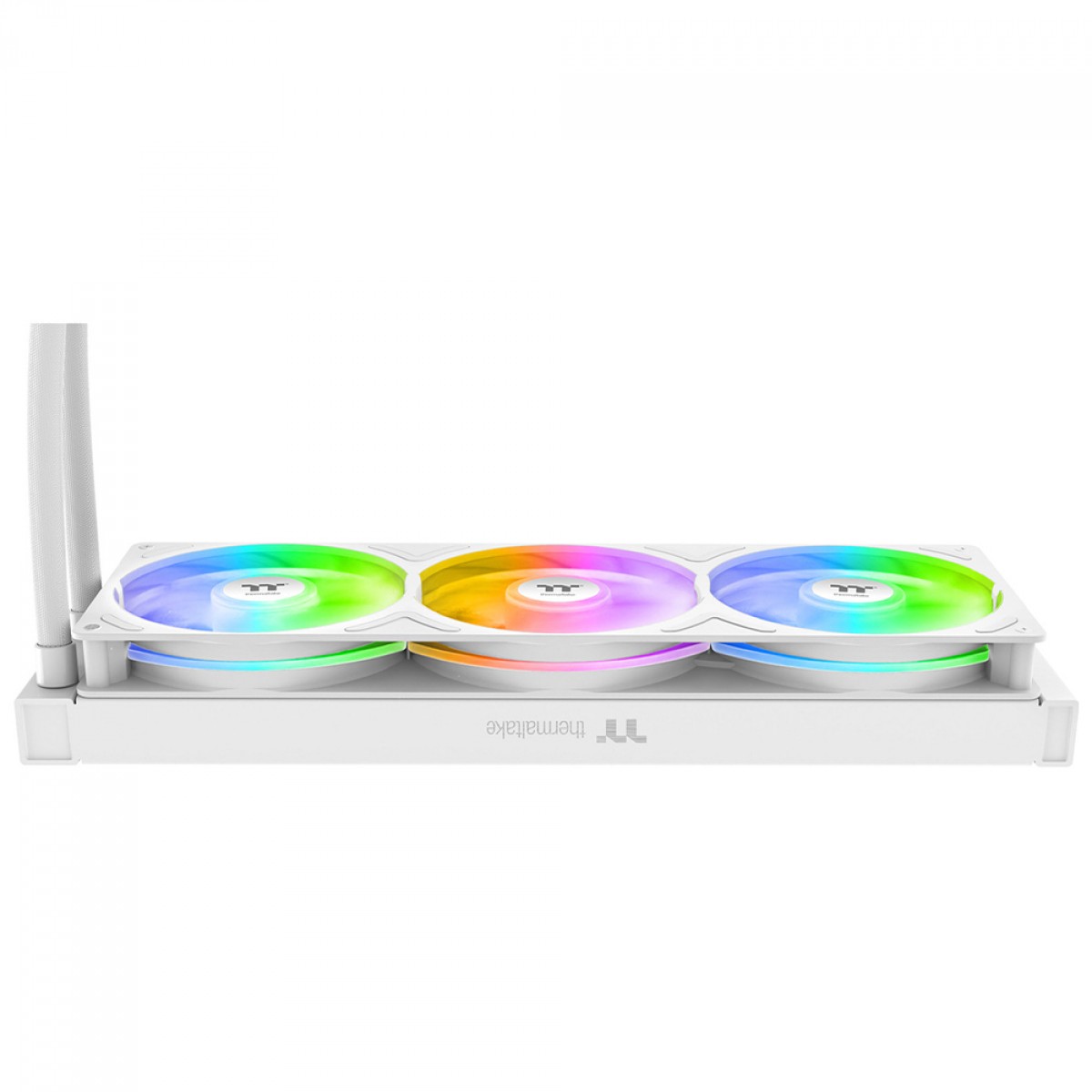 Water Cooler Thermaltake TH360-S V3 Snow Edition ARGB, 360mm, Display LCD, Intel-AMD, Branco, CL-W472-PL12SW-A