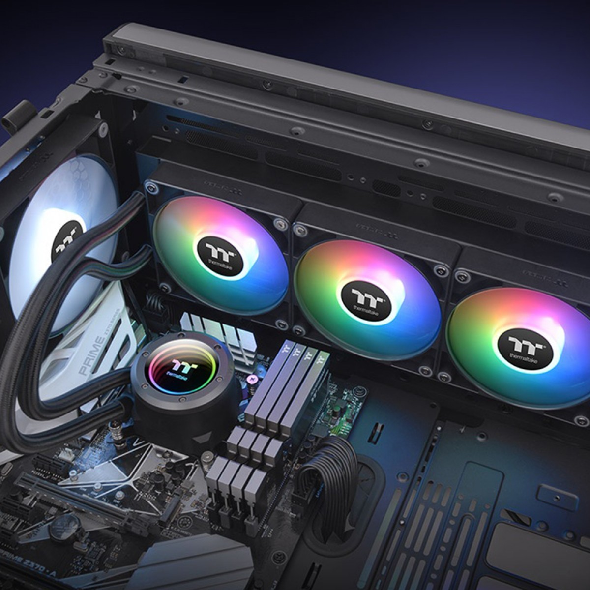 Water Cooler Thermaltake TH360 V2 ARGB, 360mm, Intel-AMD, Black, CL-W362-PL12SW-A