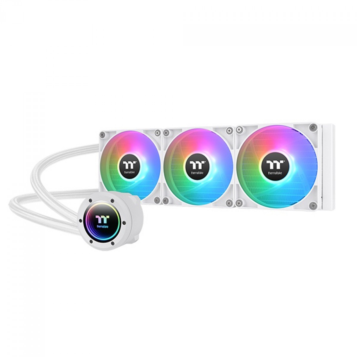 Water Cooler Thermaltake TH360 V2 ARGB Snow Edition, 360mm, Intel-AMD, Branco, CL-W365-PL12SW-A
