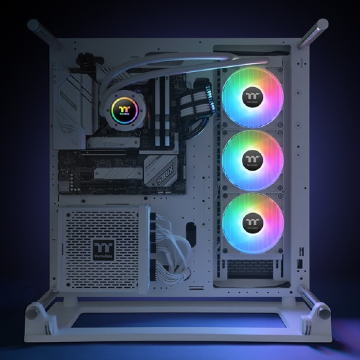 Water Cooler Thermaltake TH360 V2 ARGB Snow Edition, 360mm, Intel-AMD, Branco, CL-W365-PL12SW-A
