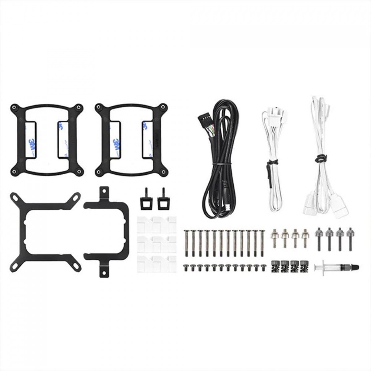 Water Cooler Thermaltake TH360 V2 Ultra ARGB Snow, 360mm, AIO LCD Display, Branco, Intel-AMD, CL-W405-PL12SW-A