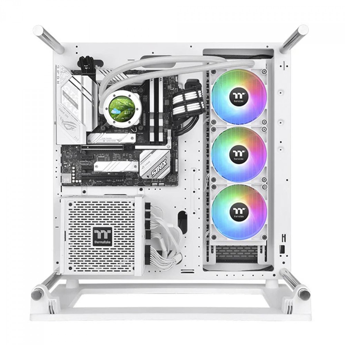 Water Cooler Thermaltake TH360 V2 Ultra ARGB Snow, 360mm, AIO LCD Display, Branco, Intel-AMD, CL-W405-PL12SW-A