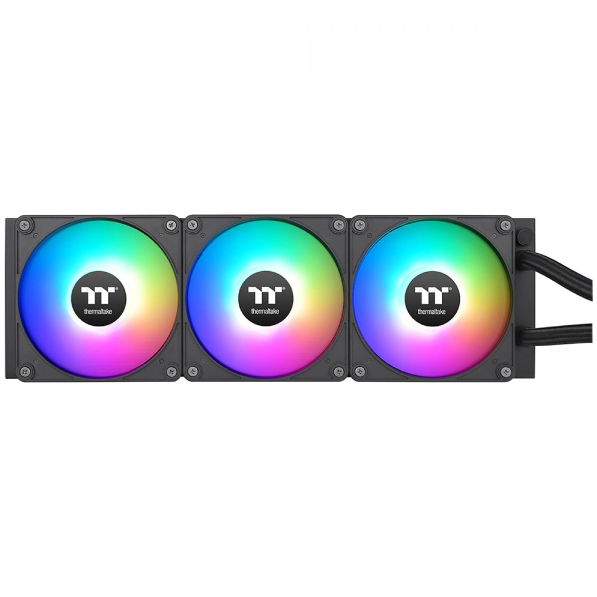 Water Cooler Thermaltake TH360 V2 Ultra EX, ARGB, Display LCD, 360mm, Intel-AMD, Preto, CL-W415-PL12SW-A