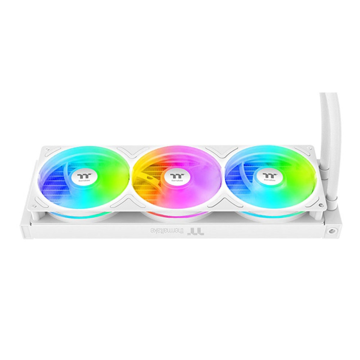 Water Cooler Thermaltake TH360 V3 ULTRA ARGB Sync AIO Snow Edition, 360mm, Display LCD, Intel-AMD, Branco, CL-W476-PL12SW-A