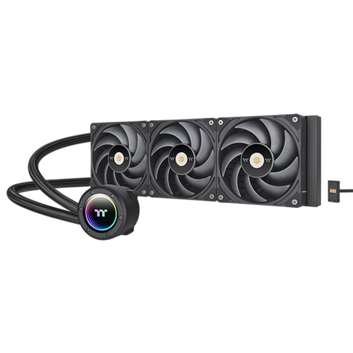 Water Cooler Thermaltake Toughliquid 360 EX Pro ARGB Sync, 360mm, Intel-AMD, Preto, CL-W400-PL12BL-A