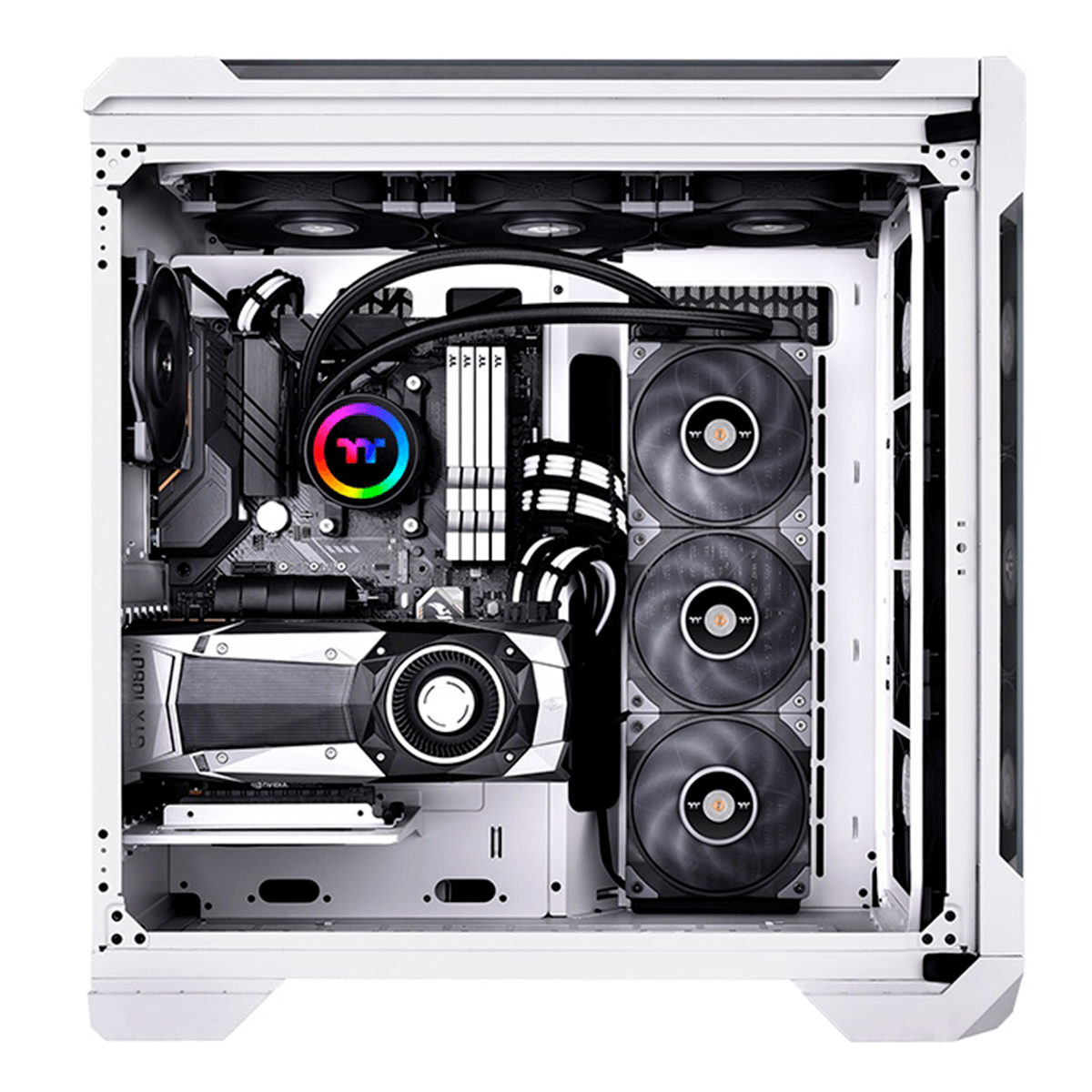 Water Cooler Thermaltake Toughliquid, ARGB, 360mm, Intel-AMD, Black, CL-W321-PL12BL-A