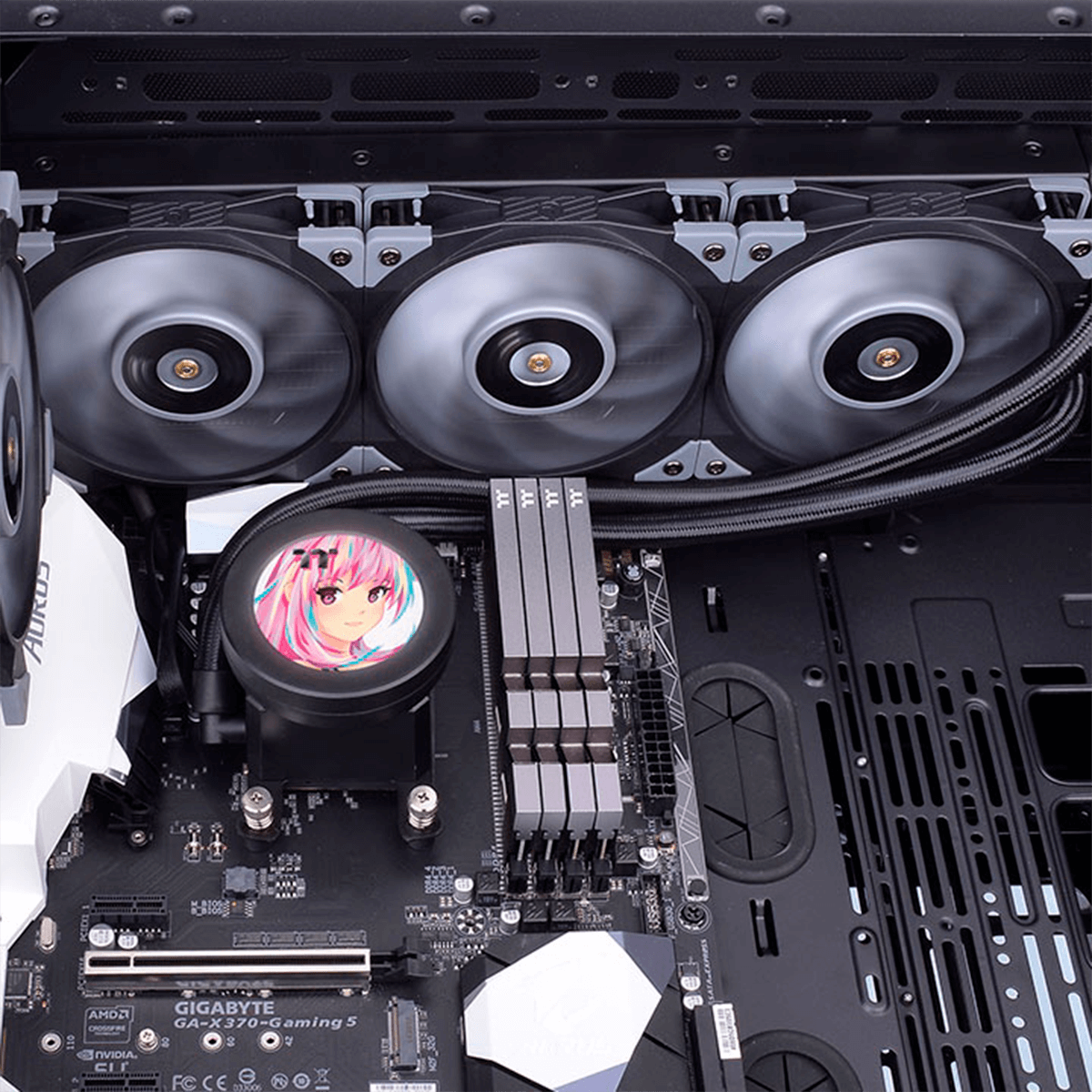 Water Cooler Thermaltake Toughliquid Ultra 360, 360mm, RGB, Black, Intel-AMD, CL-W323-PL12GM-B