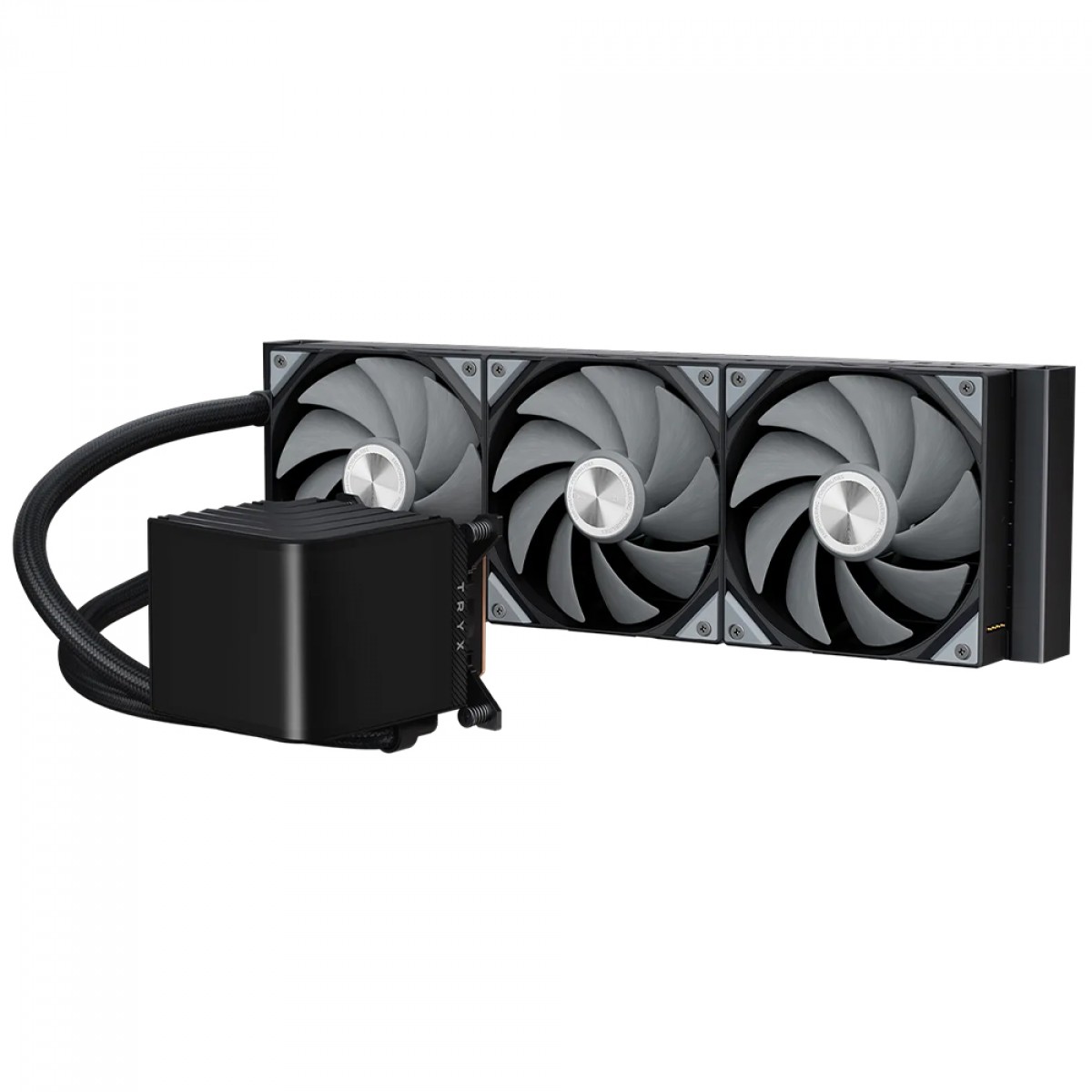 Water Cooler Tryx Panorama, 360mm, Display Curvo AMOLED Customizável, Intel-AMD, Preto, L-P360N-DS3M-G1K