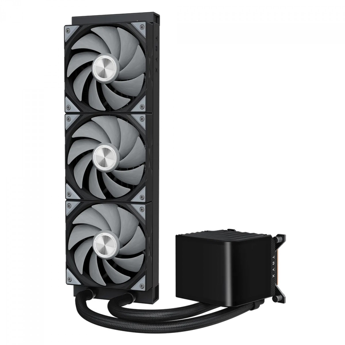 Water Cooler Tryx Panorama, 360mm, Display Curvo AMOLED Customizável, Intel-AMD, Preto, L-P360N-DS3M-G1K
