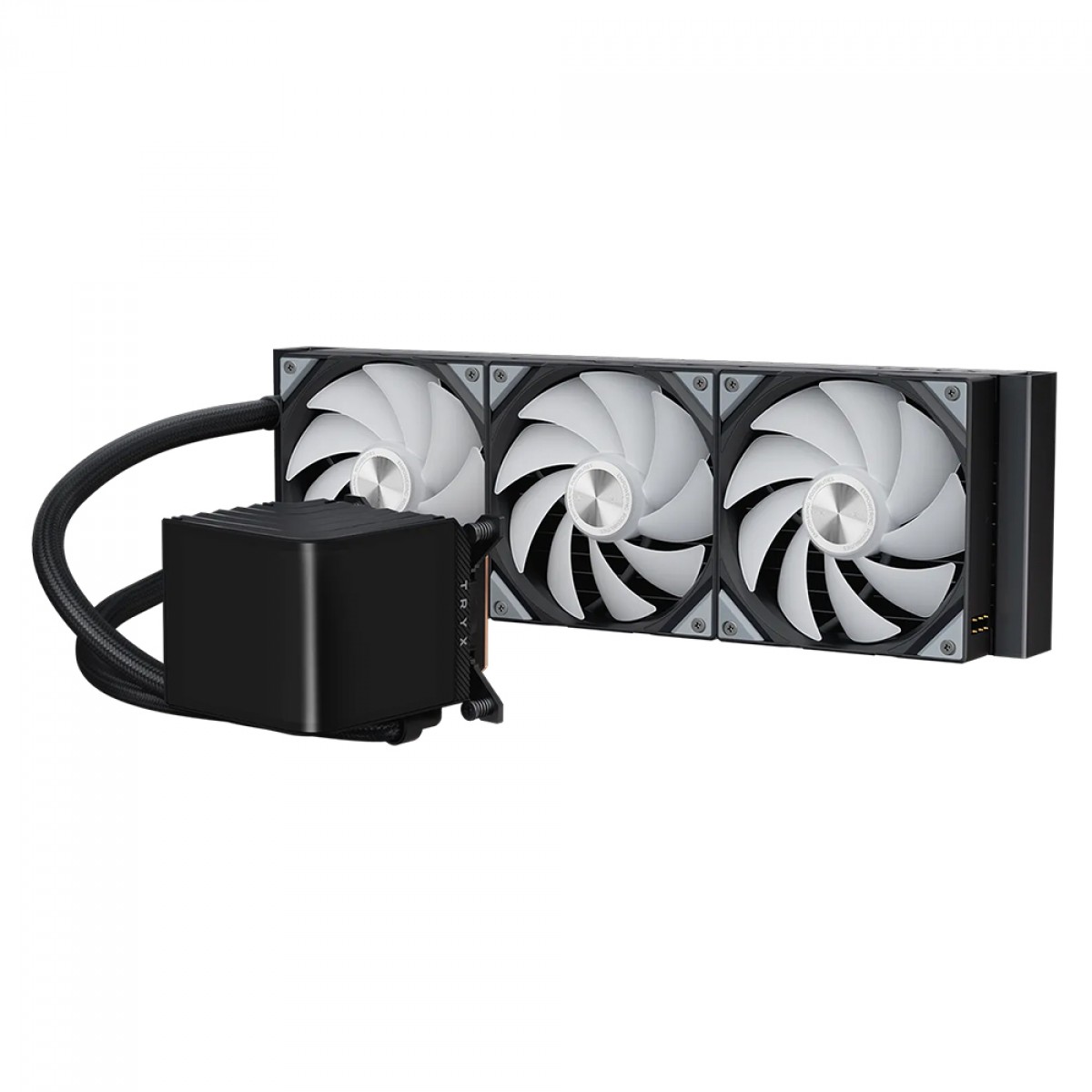 Water Cooler Tryx Panorama ARGB, 360mm, Display Curvo AMOLED Customizável, Intel-AMD, Preto, L-P360A-AS3M-G1K