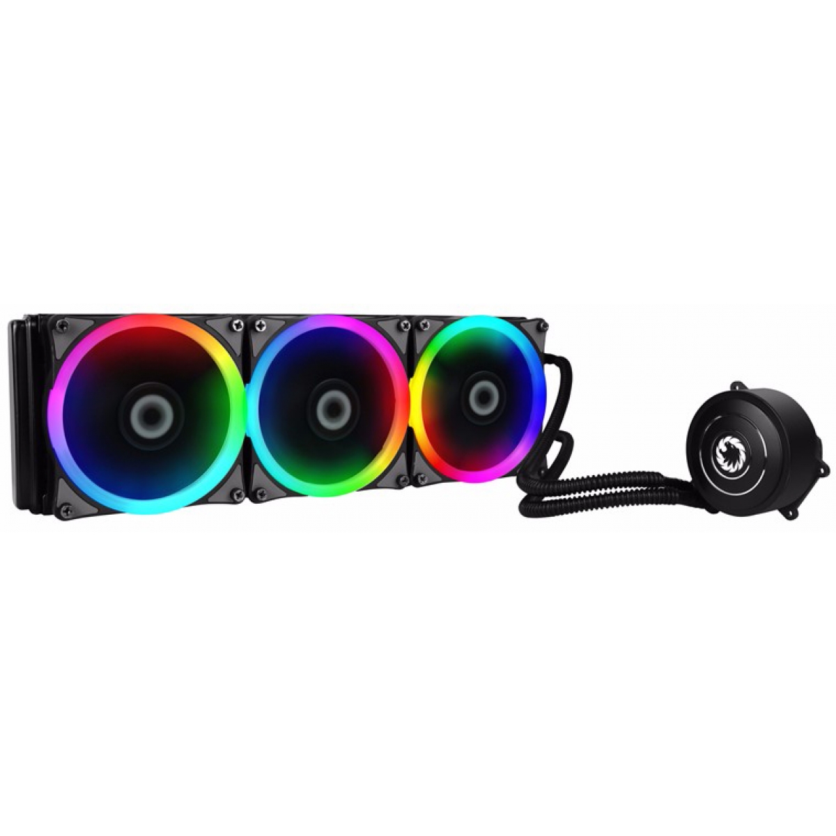 Water cooler GameMax Iceberg 360, Rainbow 360mm, Intel-AMD