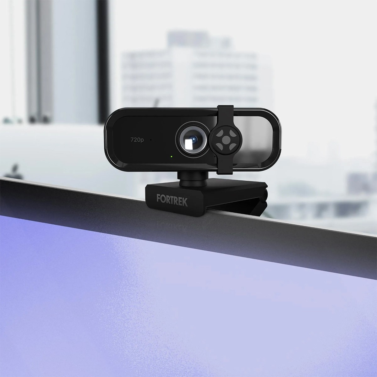 Webcam Fortrek Vision 10, HD 720p, 30 FPS, Preto, 84985