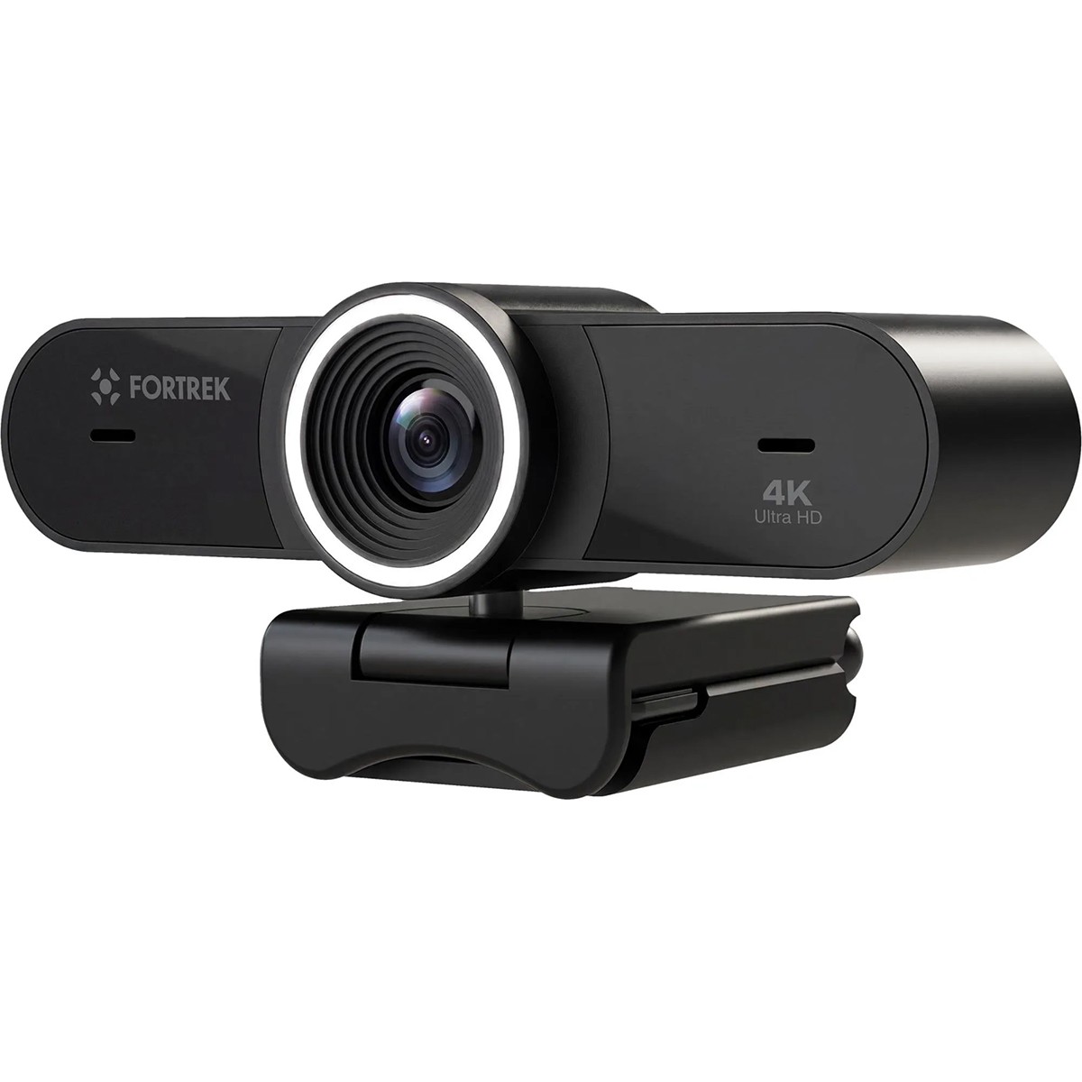 Webcam Fortrek Vision 40, 4K Ultra HD, 30 FPS, Com Ring Light, Preto, 87792