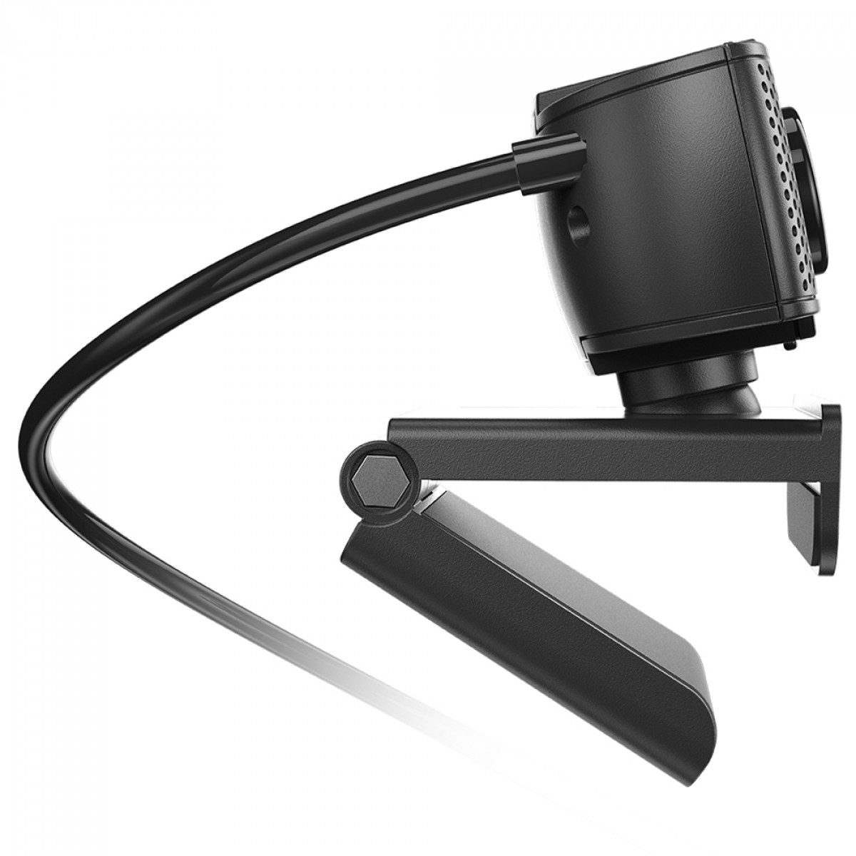 Webcam PCYES RAZA HD-03, HD, 30 FPS, USB, Com Microfone, Preto, RZHD03