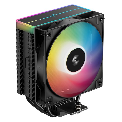 Air Cooler para Processador DeepCool AG400 BK ARGB V2, 120mm, Intel-AMD, Preto, R-AG400-BKAMMN-GJD