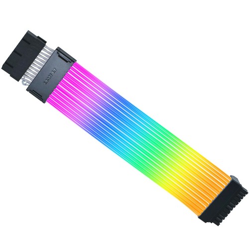 Cabo Extensor Lian Li Strimer Wireless, ARGB, 24 Pinos, Com Controladora L-Wireless, PW24-1W-T