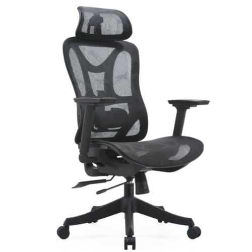 Cadeira de Escritório Rise Mode Office 20, Mesh, 6D, Ajustável, Preta, RM-CO-20-BK