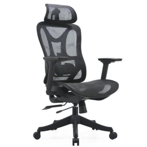 Cadeira de Escritório Rise Mode Office 20, Mesh, Ajustável, Preta, RM-CO-20-BK