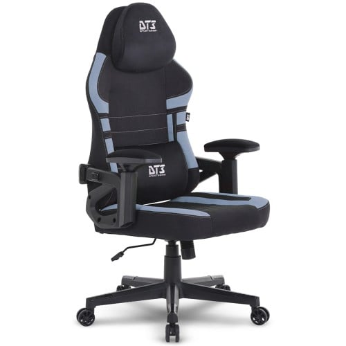 Cadeira Gamer DT3 GX, Ajustável, Tecido, Preto e Azul, 14153-4