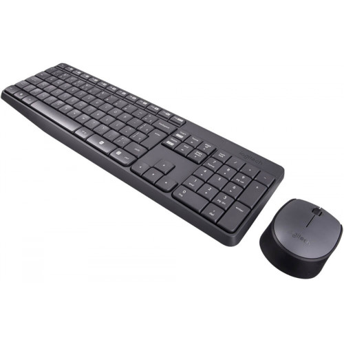 Combo Gamer Teclado e Mouse Logitech MK235, Grey, ABNT2, 920-007903
