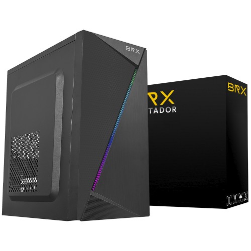 Computador BRX Intel I5 3470, B75, 8GB DDR3, SSD 240GB, Fonte 550W, Windows 10, Preto, TBPCI534708240W10