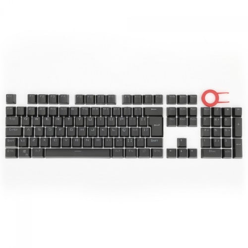 Conjunto de Teclas Redragon A108, ABNT2, Double Shot, PBT, Black