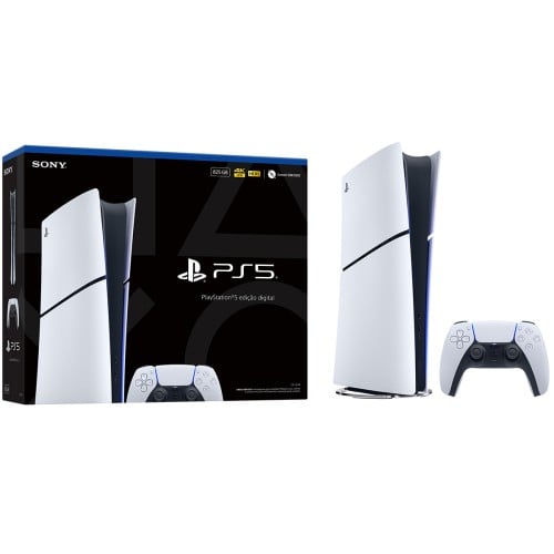 Console Playstation 5 Edição Digital, 825GB, Com 1 Controle DualSense