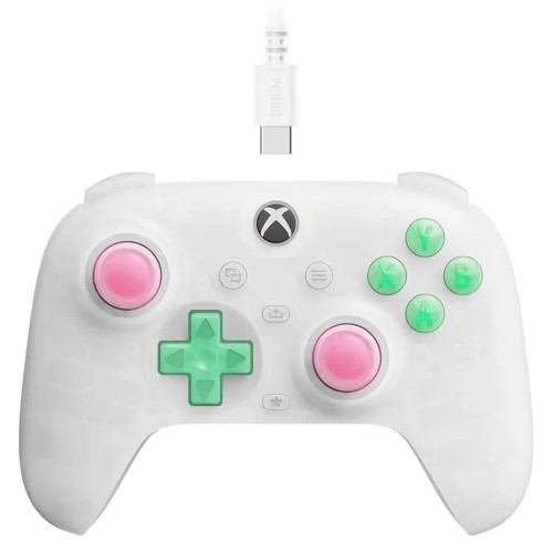 Controle 8BitDo Ultimate Mini, USB, RGB, Para Xbox, Translucent White, 82CC01D