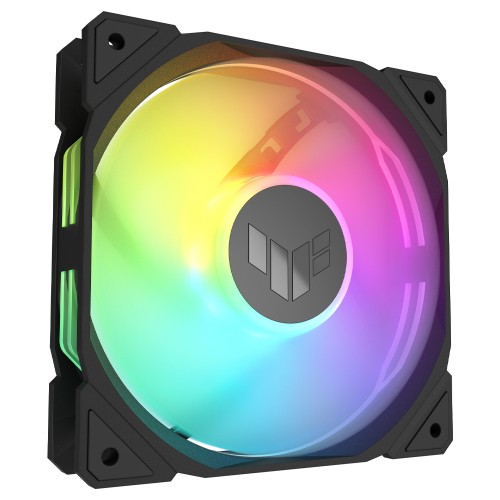 Cooler Para Gabinete Asus TUF Gaming TR120, ARGB, 120mm, PWM, Preto, 90DA0090-B00000
