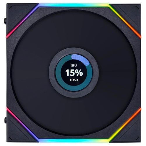 Cooler Para Gabinete Lian Li Uni Fan TL LCD, RGB, 140mm, Com Tela, Preto, 14TLLCD1B BLACK