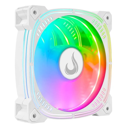 Cooler Para Gabinete Rise Mode Aura Frost Pro, ARGB, 120mm, Branco, RM-AU-ARGB-W