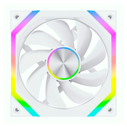 Cooler Para Gabinete Rise Mode Magneto X, ARGB, 120mm, Branco, RM-MAX-ARGB-W