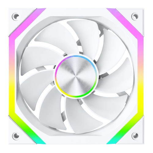 Cooler Para Gabinete Rise Mode Magneto X Reverse, ARGB, 120mm, Branco, RM-MAX-ARGB-W-RV
