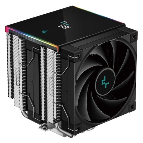 Cooler Para Processador DeepCool AK620 Digital SE, 120mm, Intel-AMD, ARGB, Display LCD, Preto, R-AK620-BKADMN-GJD