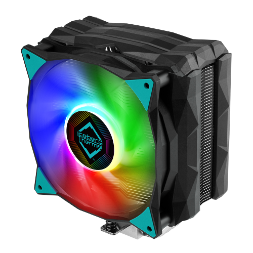 Cooler Para Processador Iceberg Thermal IceSLEET G4 OC, 120mm, ARGB, Intel-AMD, Preto, ICESLEETG4OC-BBT-00A