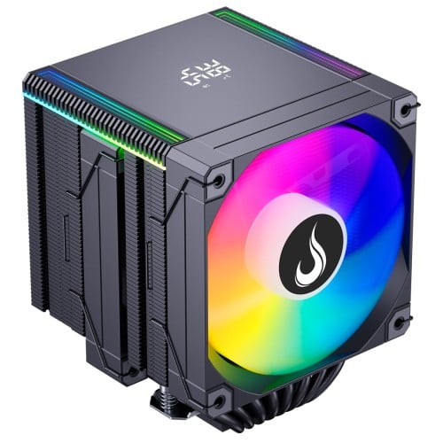 Cooler Para Processador Riser Mode Temp 8 Black, ARGB, 120mm, Com Display, Intel-AMD, Preto, RM-ACT8-ARGB-B